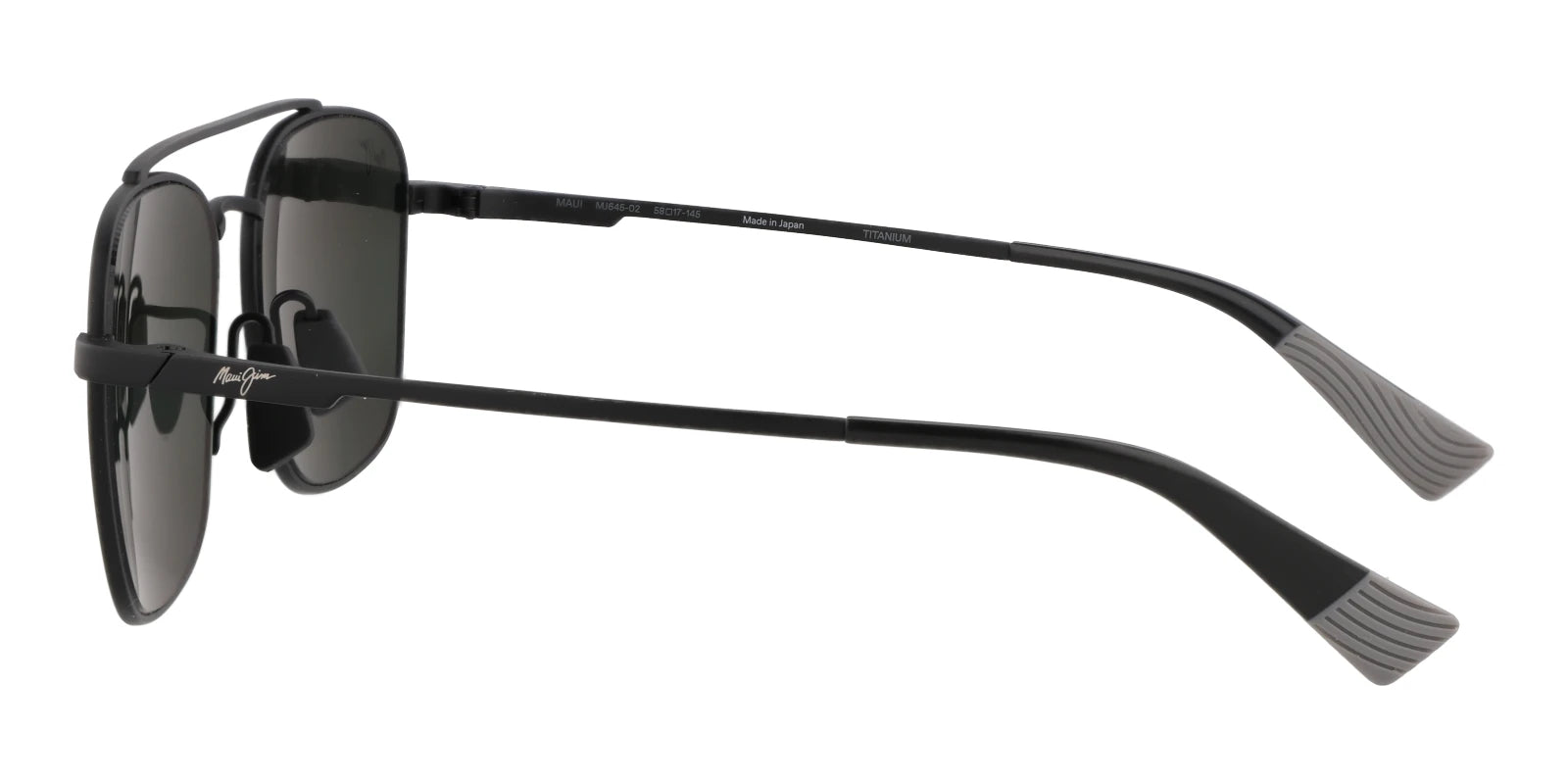 Maui Jim MJ645-Black With Grey Lenses
