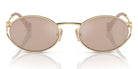 Miu Miu MU52Y-Gold With Brown Lenses