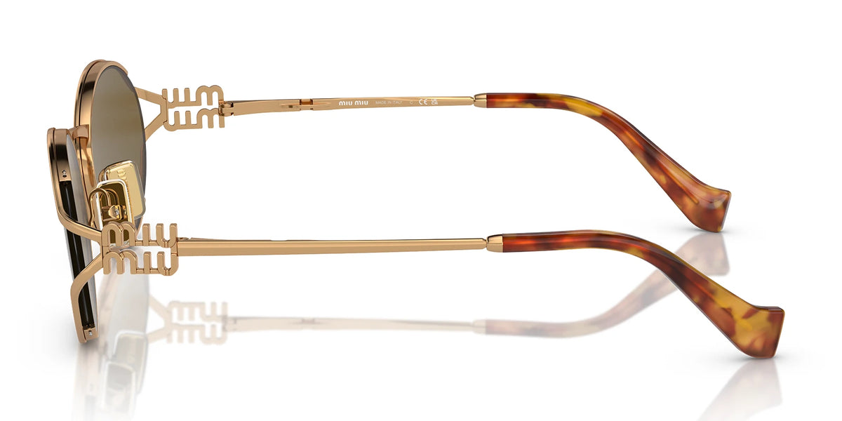 Miu Miu MU52Y-Gold With Green Lenses