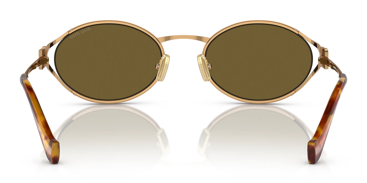 Miu Miu MU52Y-Gold With Green Lenses