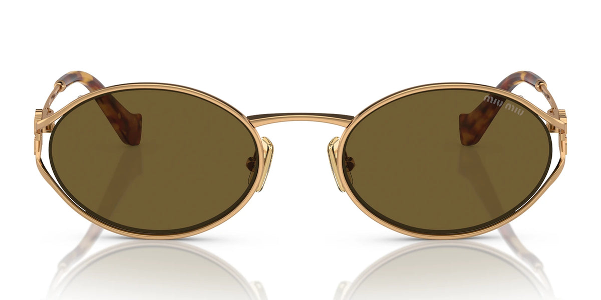 Miu Miu MU52Y-Gold With Green Lenses