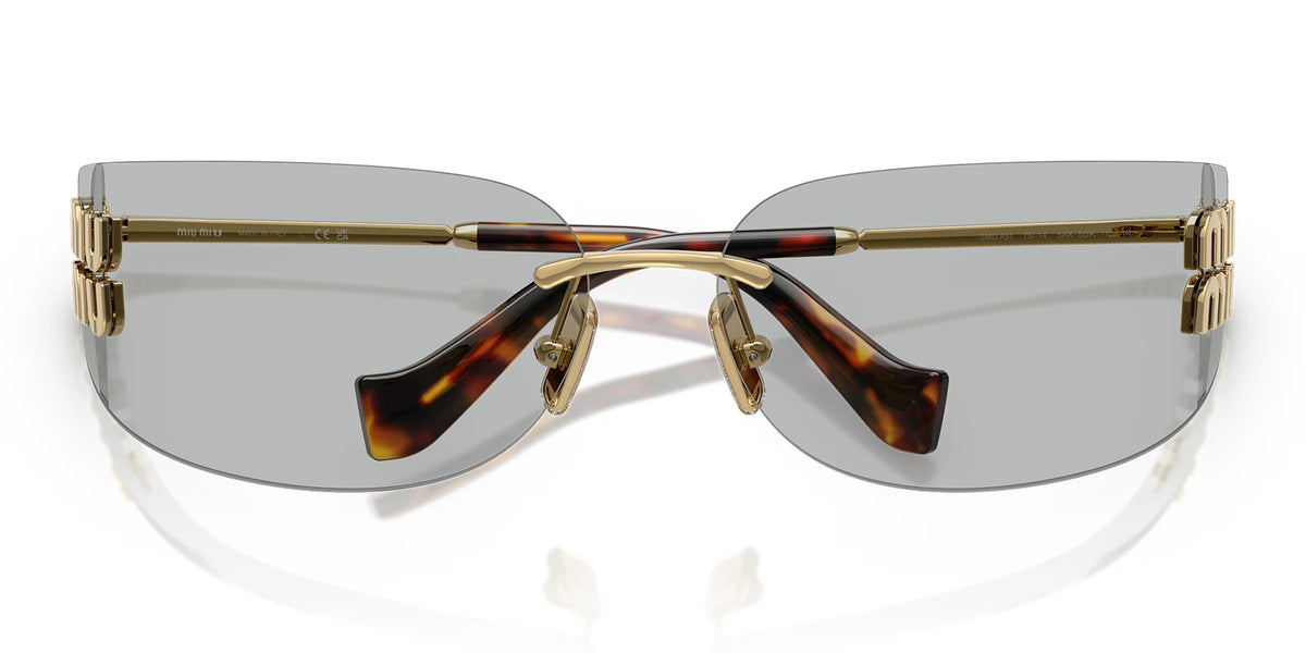 Miu Miu MU A51S-Gold With Grey Lenses
