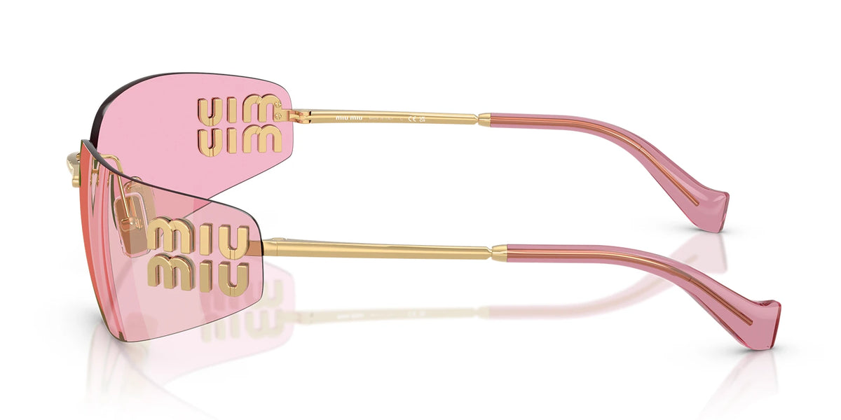 Miu Miu MU A51S-Pale Gold / Light Pink