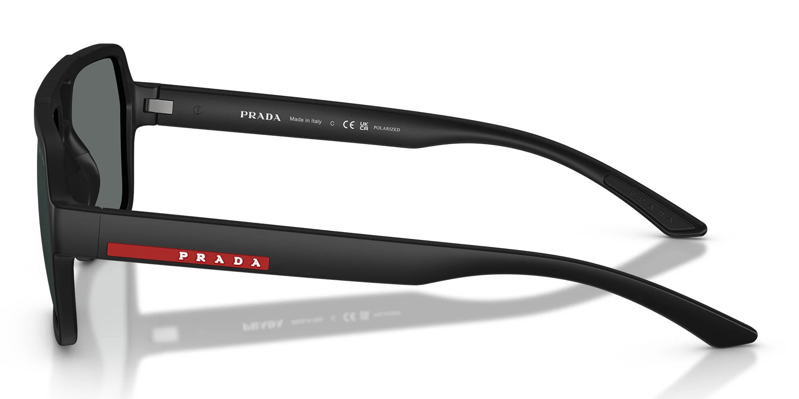PRADA LINEA ROSSA PSA06S-Black / Grey Polarized