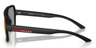 PRADA LINEA ROSSA PSA06S-Black / Mirror Blue Red