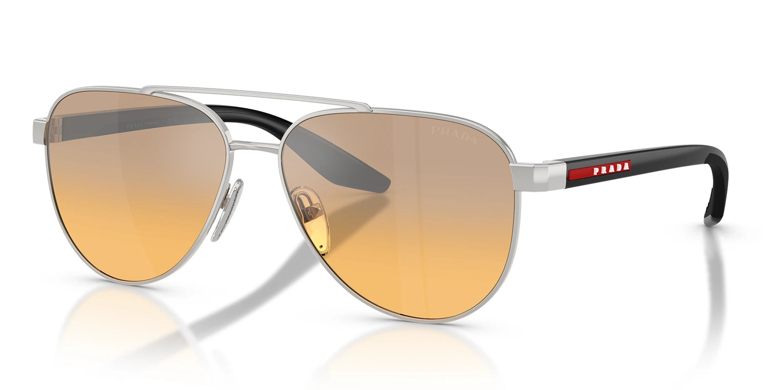 PRADA LINEA ROSSA PSA52S-Gunmetal / Grey Lenses