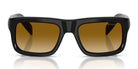 PRADA PRD11S-Black With Yellow Lenses