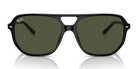 RayBan RB2205-Black With Green Lenses