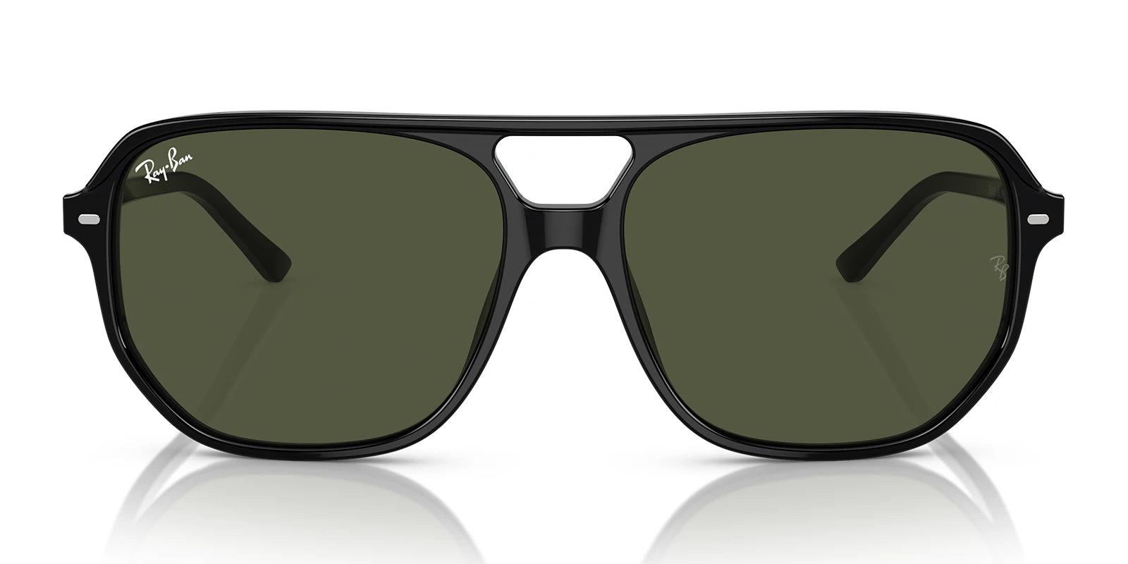 RayBan RB2205-Black With Green Lenses