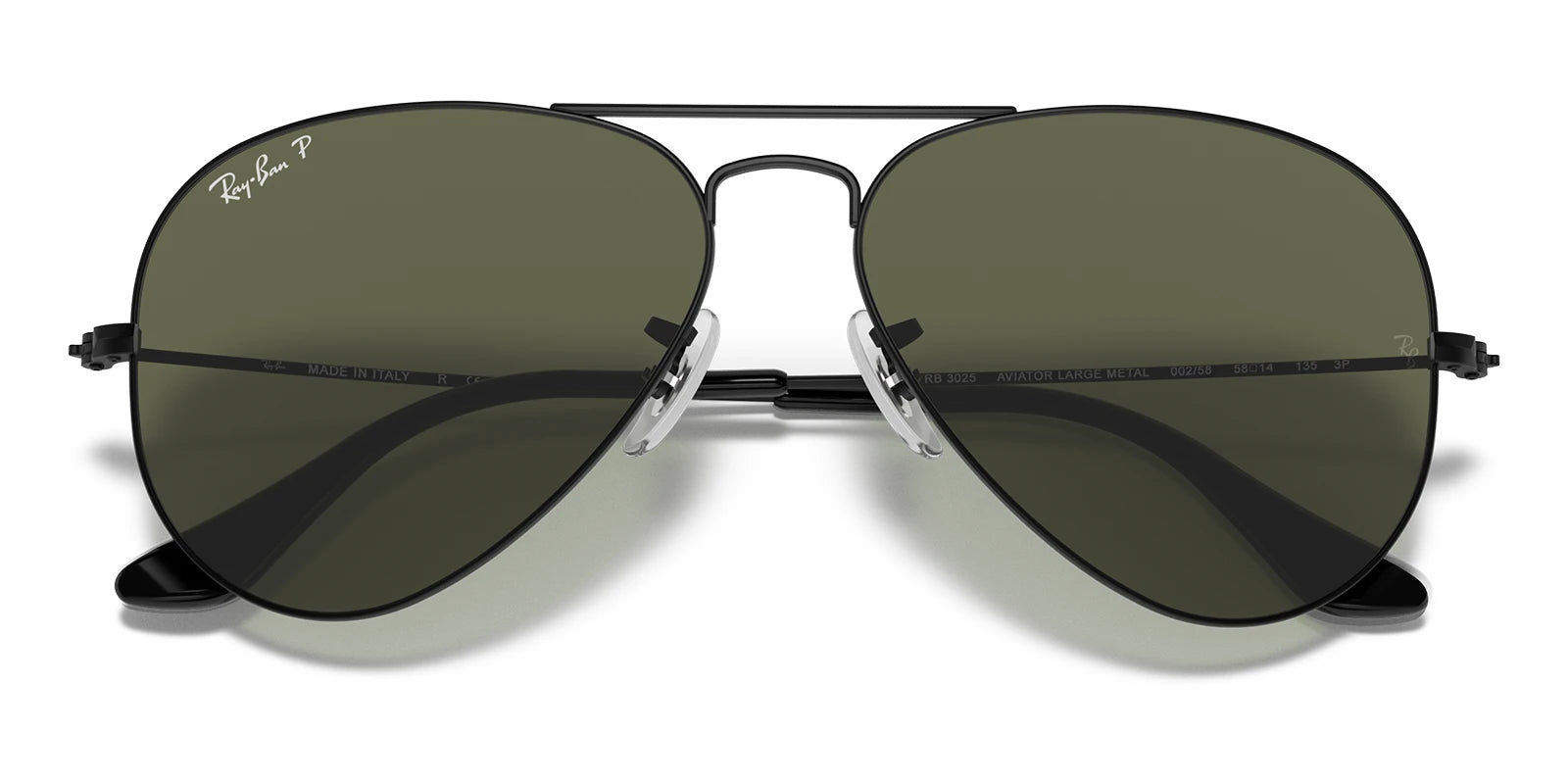 RayBan RB3025-Black / G-15 Green Polarized