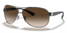 RayBan RB3386-Gunmetal with Brown Lenses