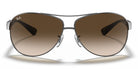 RayBan RB3386-Gunmetal with Brown Lenses