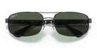 RayBan RB3445-Gunmetal / G-15 Green