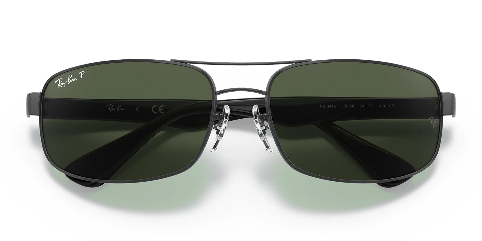 RayBan RB3445-Gunmetal / G-15 Green