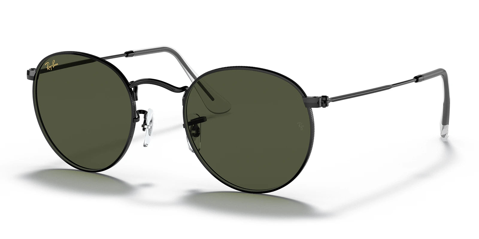 RayBan RB3447-Black With Green Lenses
