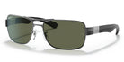 RayBan RB3522-Gunmetal / G-15 Green