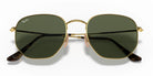 RayBan RB3548-Gold With Green Lenses