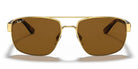 RayBan RB3663-Arista Gold / Brown Polarized