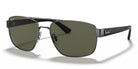 RayBan RB3663-GunMetal / G-15 Green Polarized