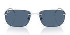 RayBan RB3768-Silver With Blue Lenses