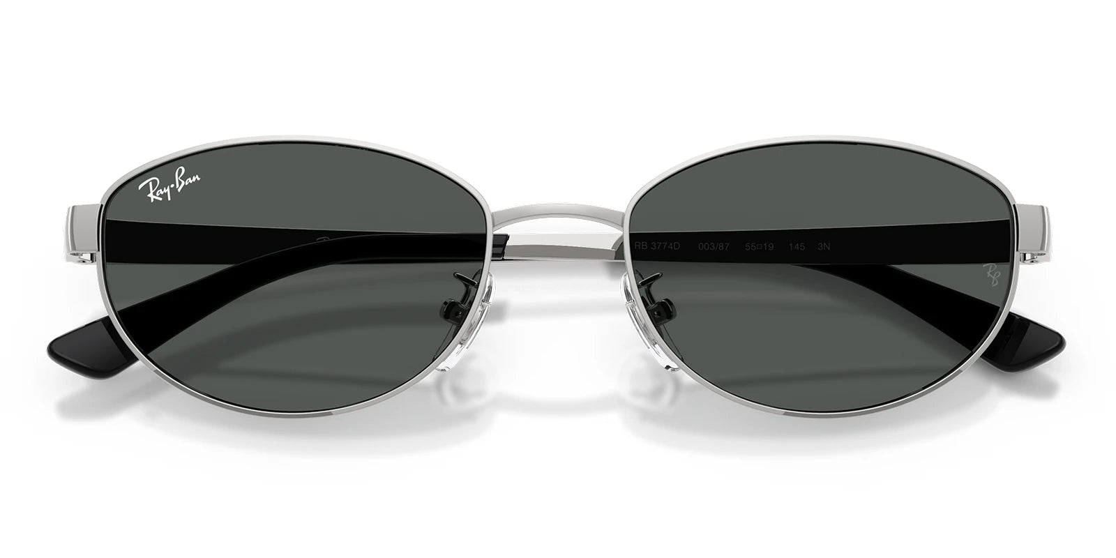 RayBan RB3774-Silver With Grey Lenses