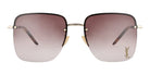 Saint Laurent SL312-Pale Gold / Brown Gradient