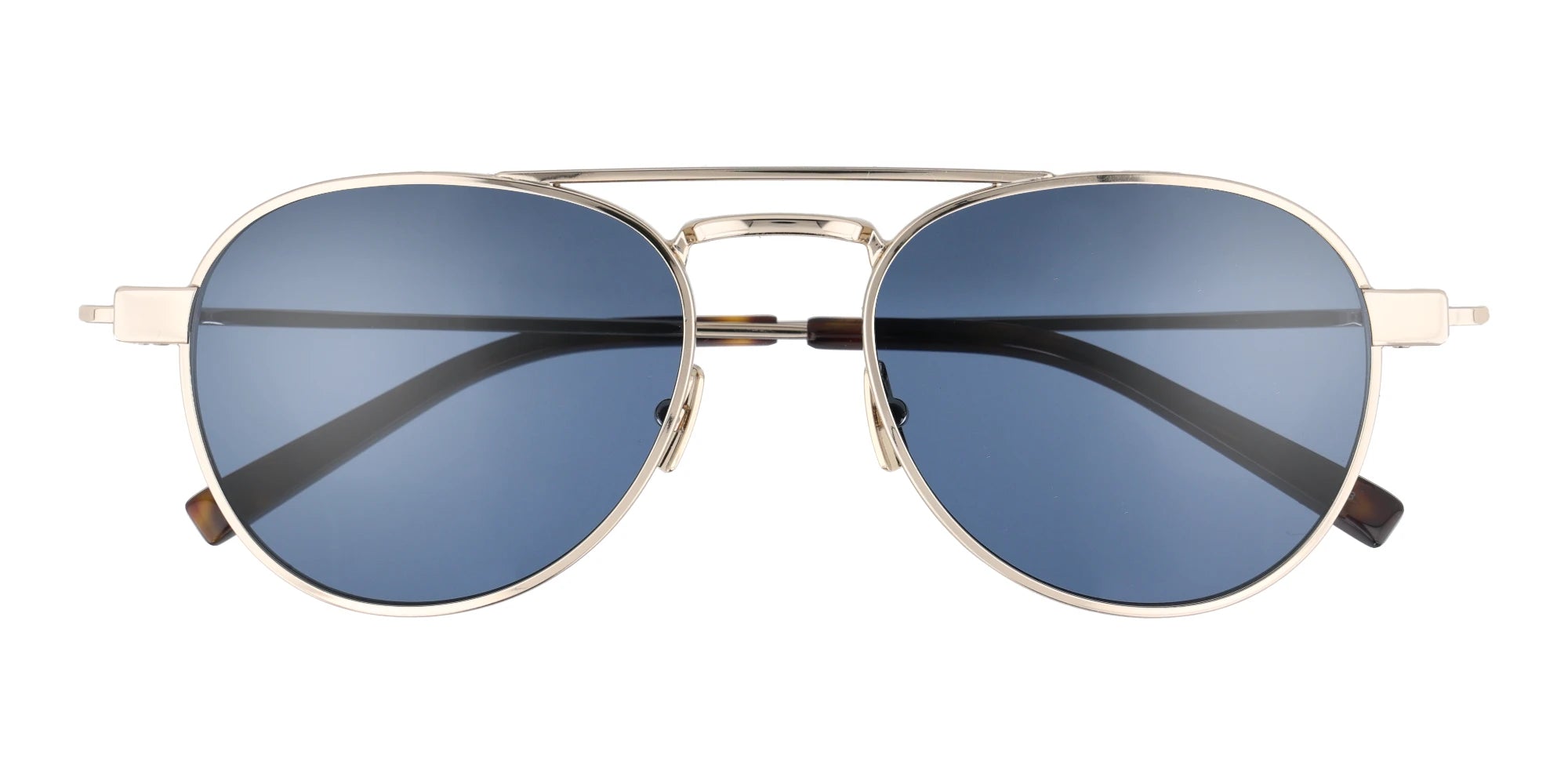 Saint Laurent SL708- Gold With Blue Lenses