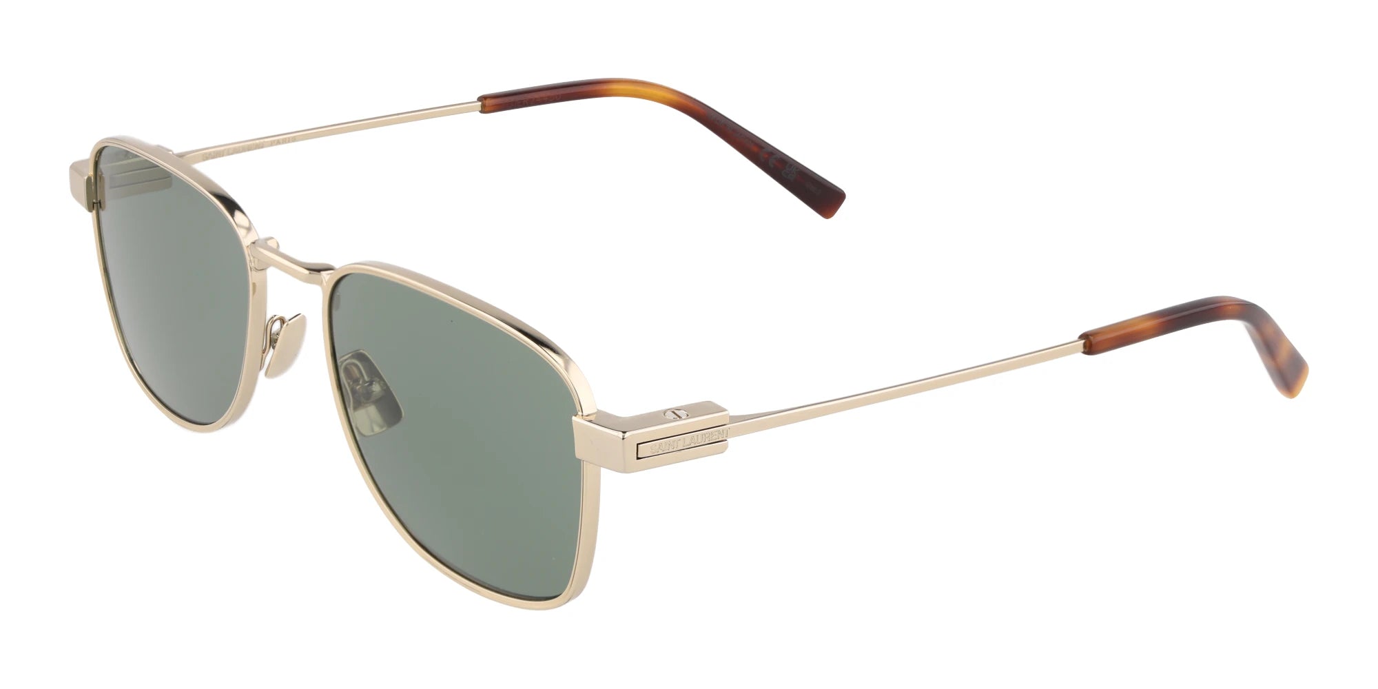 Saint Laurent SL741-Gold With Green Lenses