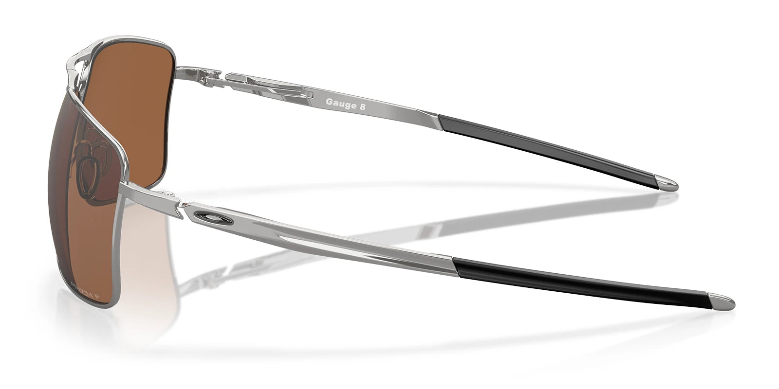 Oakley OO4124 Gauge 8-Silver / Prizm Tungsten Polarized