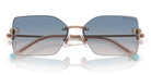 Tiffany TF3088-Rose gold / Blue Gradient