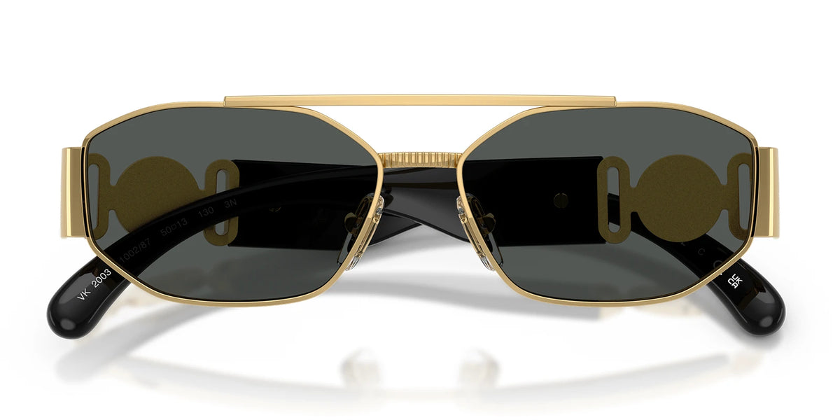 Versace VE2003-Gold With Grey Lenses