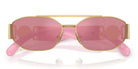 Versace VE2003-Gold With Pink Lenses