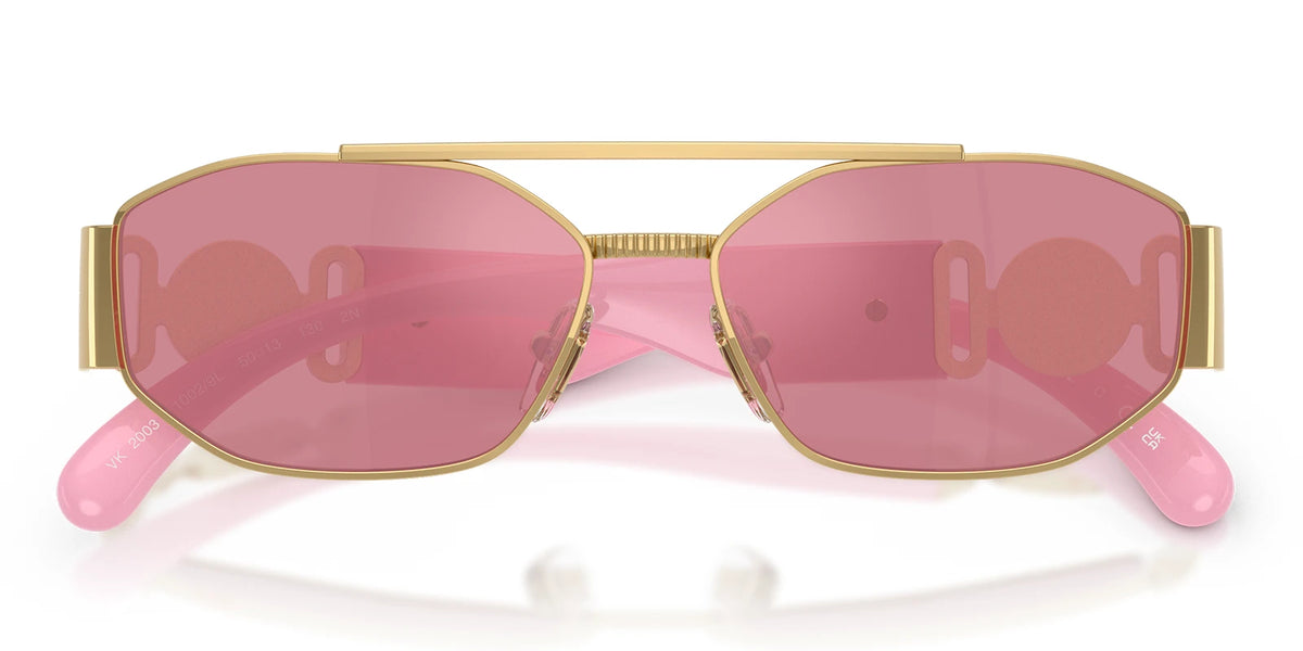 Versace VE2003-Gold With Pink Lenses