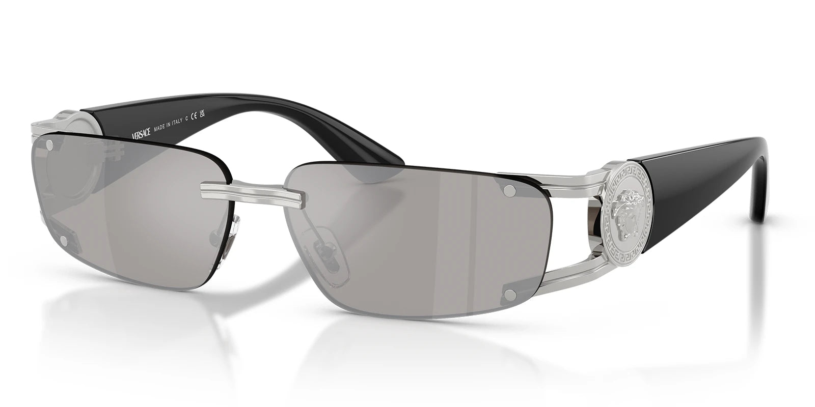 Versace VE2291-Silver With Grey Lenses