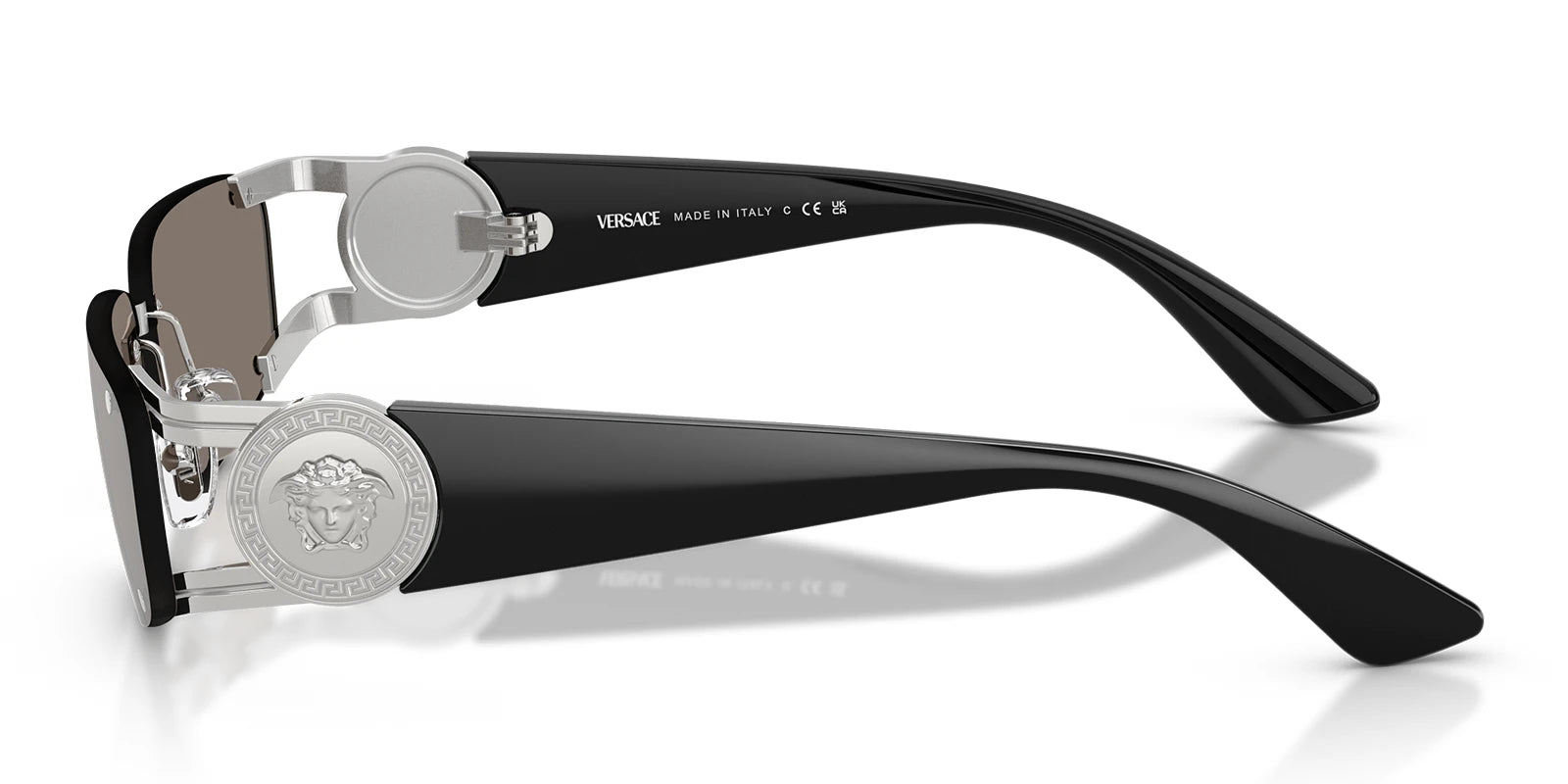 Versace VE2291-Silver With Grey Lenses