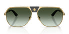 Versace VE2294-Gold With Green Lenses