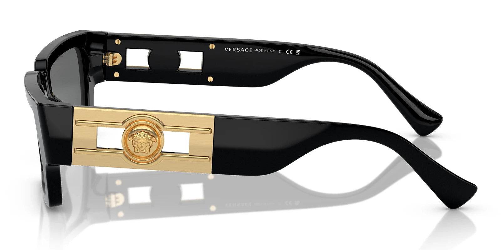 Versace VE4459-Black With Grey Lenses