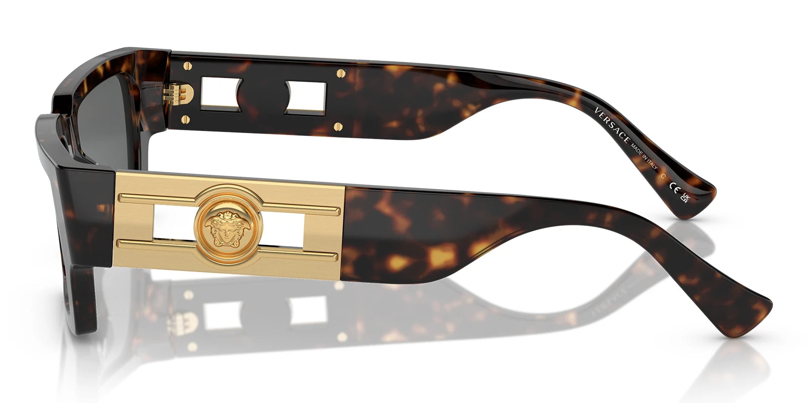 Versace VE4459-Tortoise With Grey Lenses