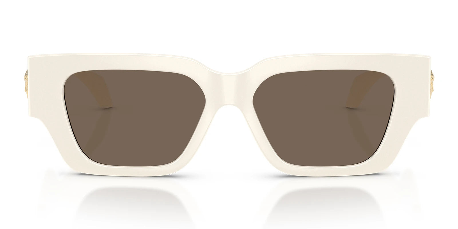 Versace VE4497-White With Brown Lenses