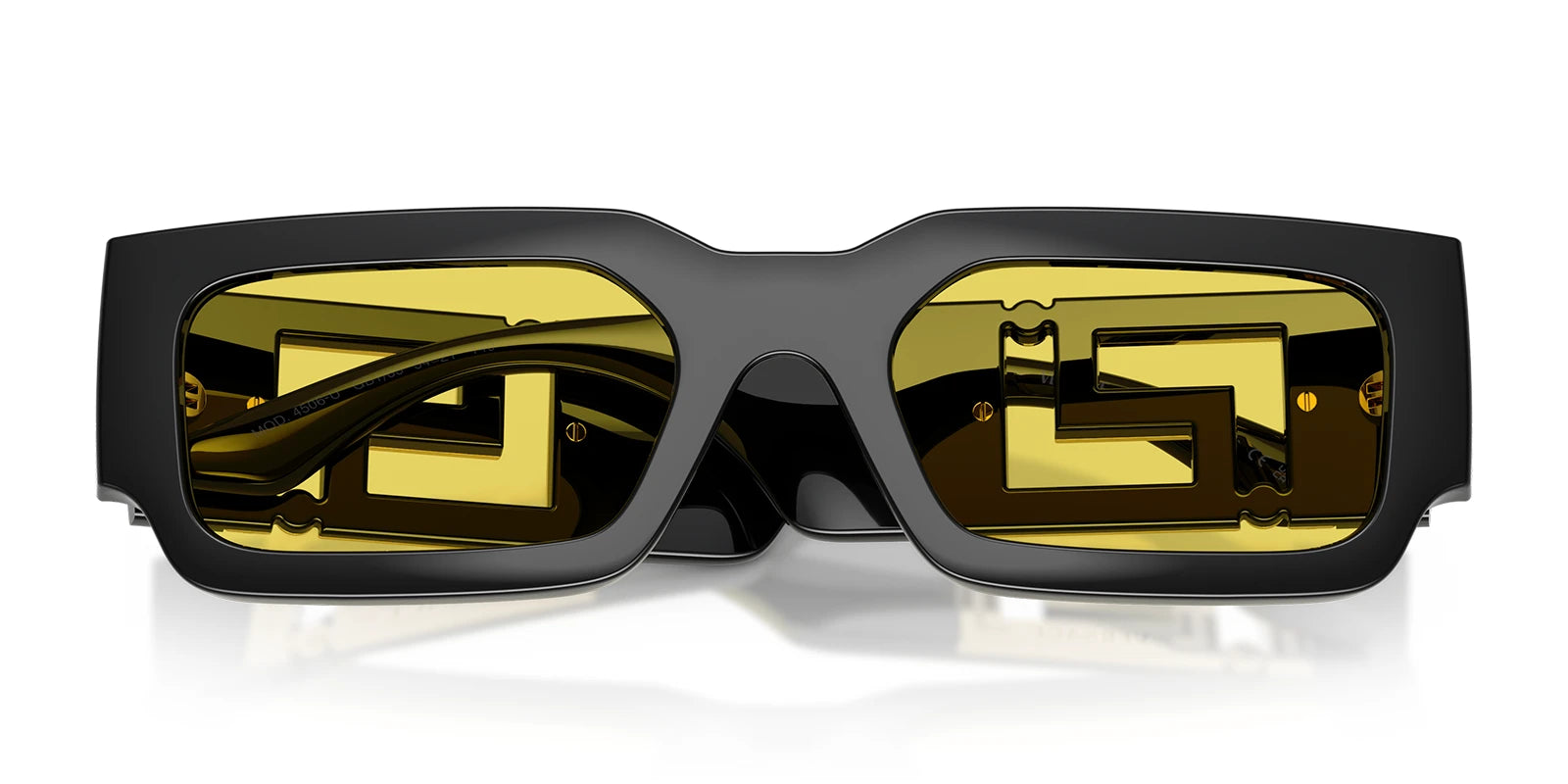 Versace VE4506-Black With Yellow Lenses