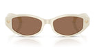 Versace VE4512-White With Brown Lenses