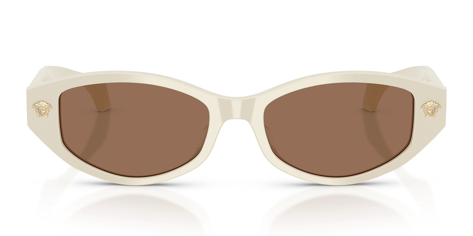 Versace VE4512-White With Brown Lenses