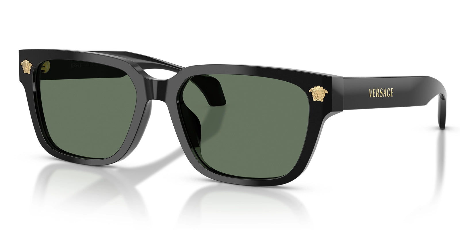Versace VE4513- Black With Green Lenses