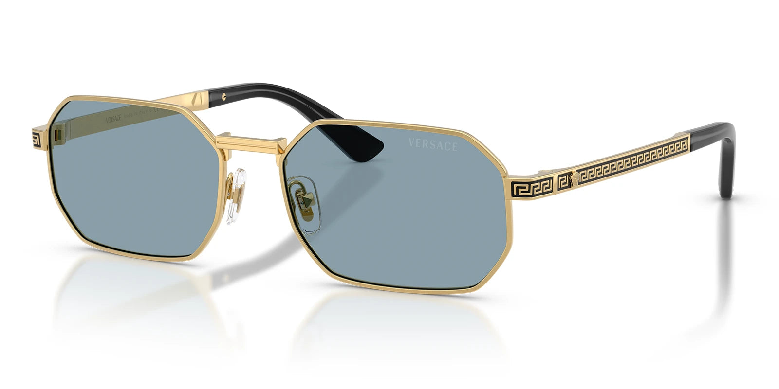 Versace VE2297-Gold With Blue Lenses