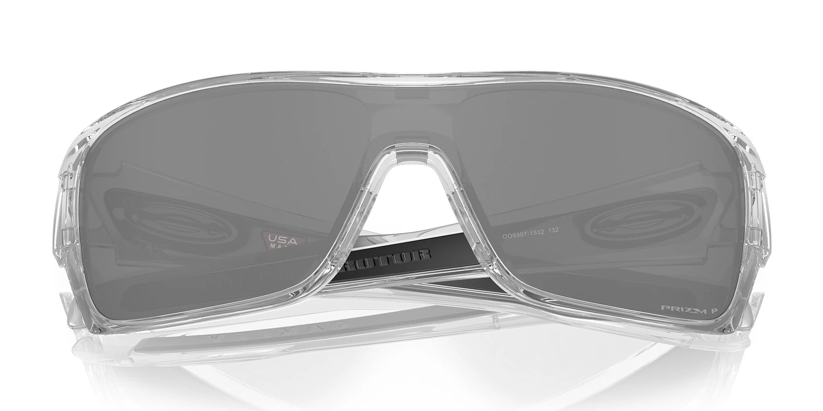 Oakley OO9307 Turbine Rotor-Clear / Black Polarized