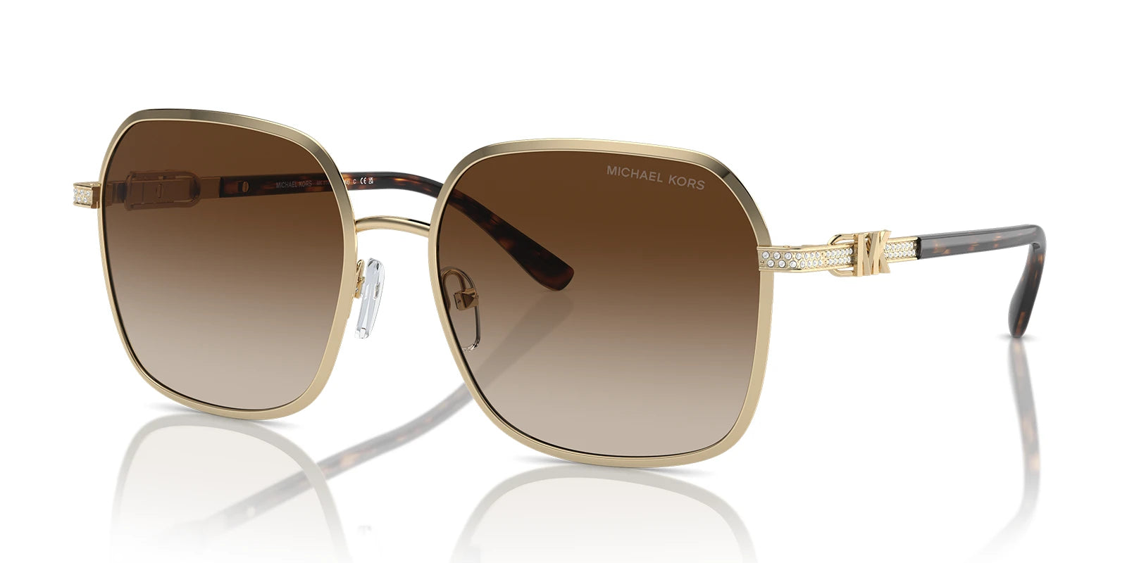 Michael Kors MK1145-Gold With Brown Lenses