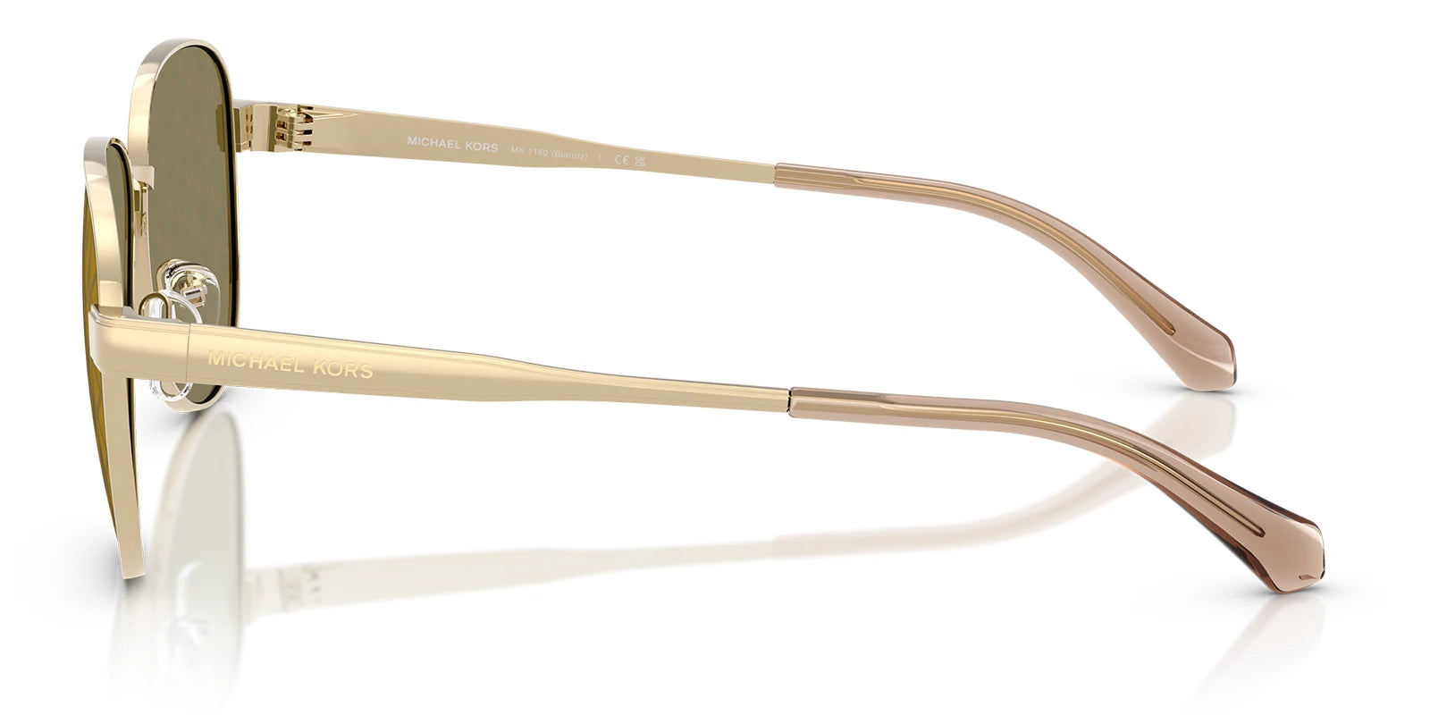 Michael Kors MK1160-Gold With Brown Lenses