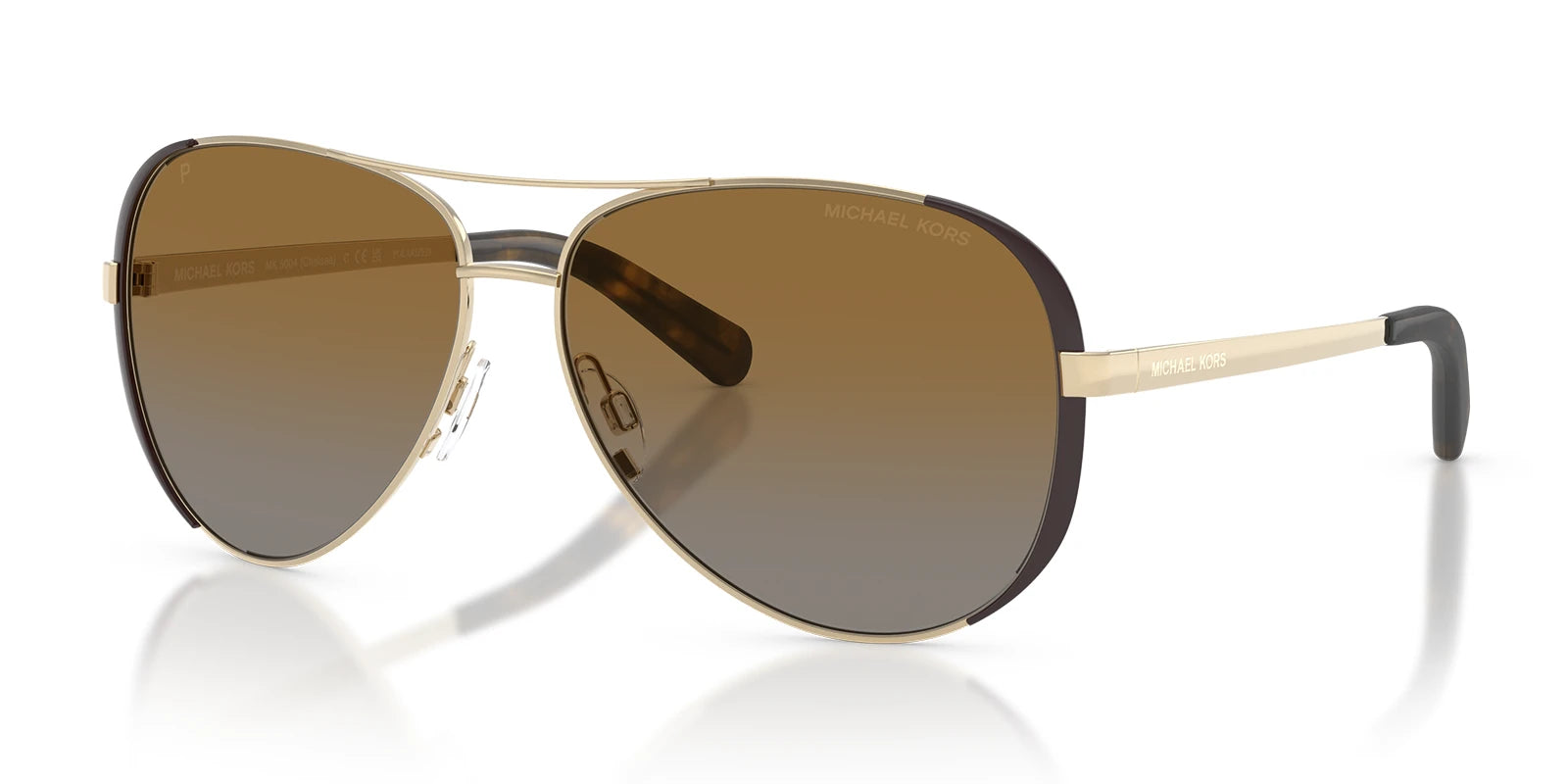 Michael Kors MK5004-Gold / Brown polarized