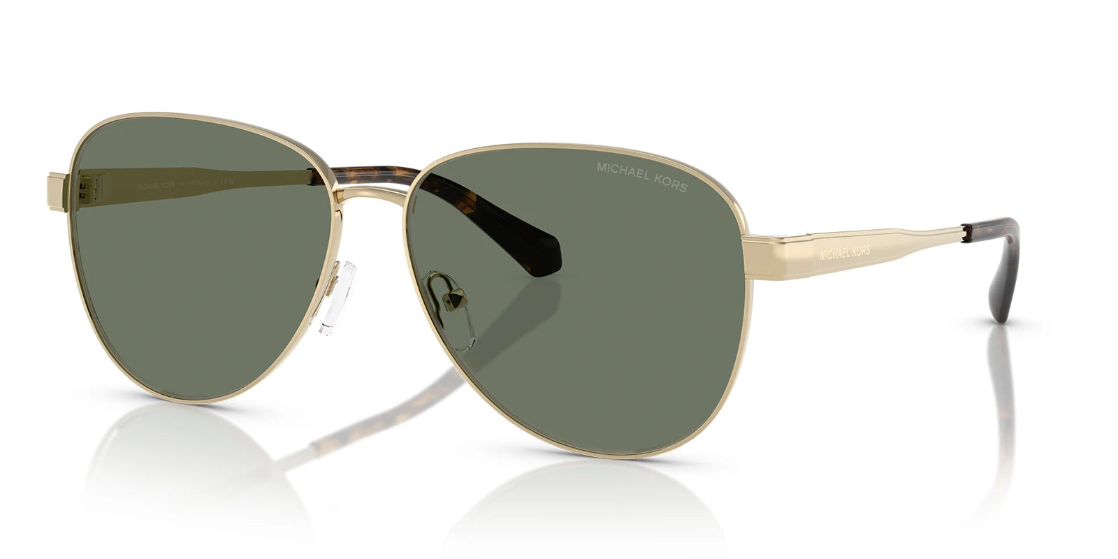Michael Kors MK1160-Gold With Green Lenses