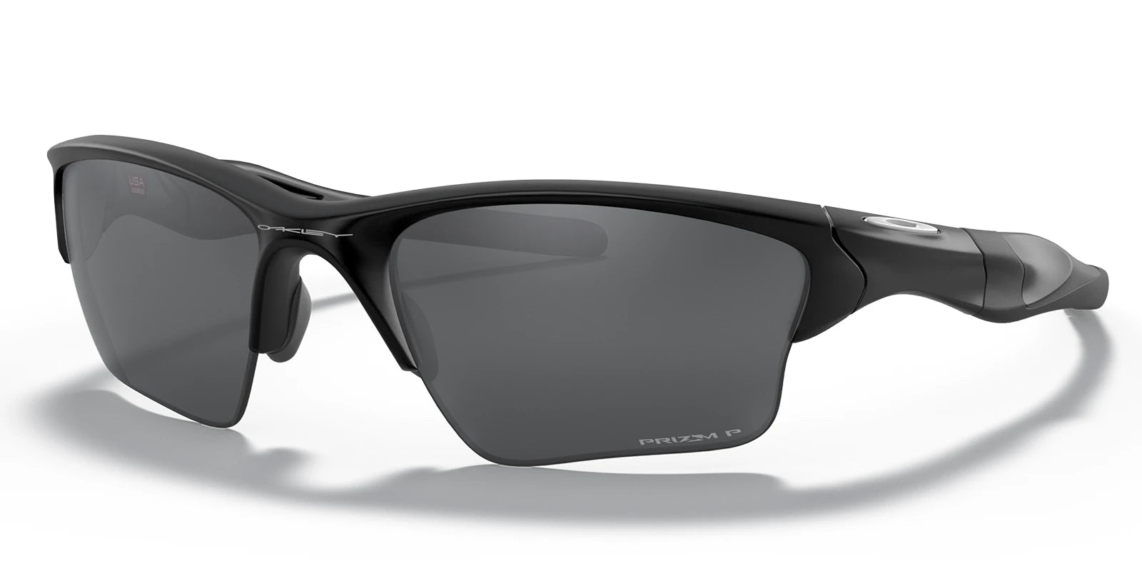 Oakley OO9154 Half jacket-Matte Black / Prizm Grey Polarized